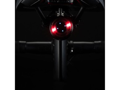 Rockbros Q1 Rear Bike Light 7 Color LED + USB-C - USB-A Cable - Black Rockbros Q1 Rear Bike Light 7 Color LED + USB-C - USB-A Cable - Black