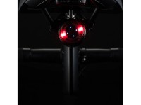 Luz trasera para bicicleta Rockbros Q1 (LED de 7 colores + cable USB-C/USB-A), color negro Luz trasera para bicicleta Rockbros Q1 (LED de 7 colores + cable USB-C/USB-A), color negro