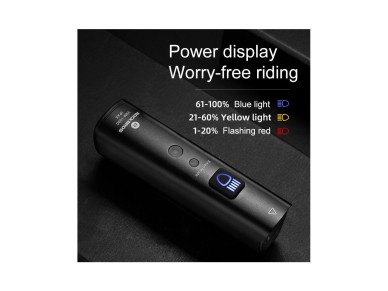 Rockbros V9M-1000 front bicycle light 1000lm - black Rockbros V9M-1000 front bicycle light 1000lm - black