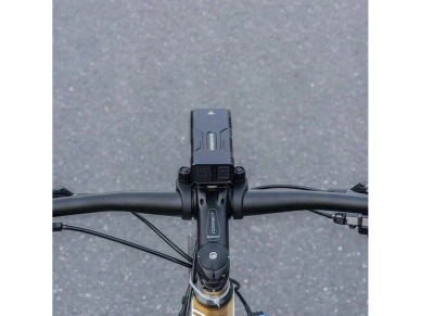 Rockbros 24310002001 bicycle light 850 lm with powerbank function + USB-C - USB-A cable - black Rockbros 24310002001 bicycle light 850 lm with powerbank function + USB-C - USB-A cable - black