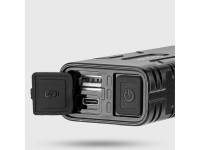 Rockbros 24310002001 bicycle light 850 lm with powerbank function + USB-C - USB-A cable - black Rockbros 24310002001 bicycle light 850 lm with powerbank function + USB-C - USB-A cable - black