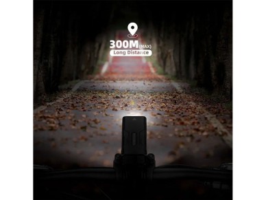 Rockbros 24310002001 bicycle light 850 lm with powerbank function + USB-C - USB-A cable - black Rockbros 24310002001 bicycle light 850 lm with powerbank function + USB-C - USB-A cable - black