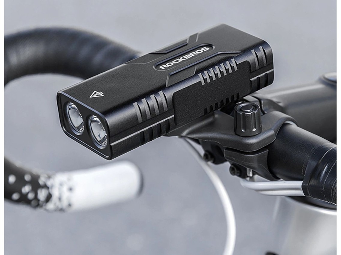 Rockbros 24310002001 bicycle light 850 lm with powerbank function + USB-C - USB-A cable - black