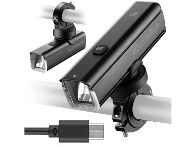 Rockbros 24610002001 luz frontal de bicicleta 1000 lm + cabo USB-C - USB-A - preto Rockbros 24610002001 luz frontal de bicicleta 1000 lm + cabo USB-C - USB-A - preto