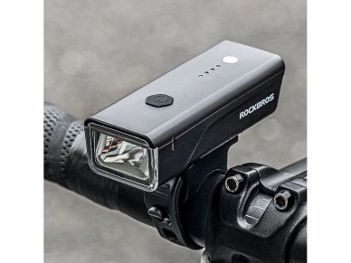 Rockbros 24510003001 luz frontal de bicicleta 260 lm + cabo USB-C - USB-A - preto Rockbros 24510003001 luz frontal de bicicleta 260 lm + cabo USB-C - USB-A - preto