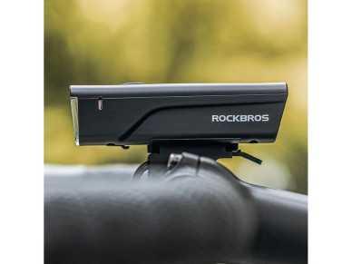 Rockbros 24510003001 luz frontal de bicicleta 260 lm + cabo USB-C - USB-A - preto Rockbros 24510003001 luz frontal de bicicleta 260 lm + cabo USB-C - USB-A - preto