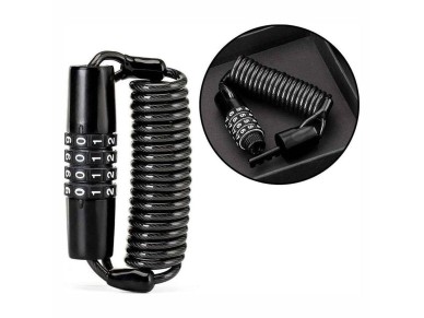 Rockbros T609 bicycle lock with 1.5 m combination - black Rockbros T609 bicycle lock with 1.5 m combination - black