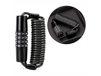 Cadeado de bicicleta Rockbros T609 com combinação de 1,5 m - preto Cadeado de bicicleta Rockbros T609 com combinação de 1,5 m - preto