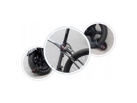 Cadeado de bicicleta Rockbros RKS507-1BK com combinação 1,8 m - preto Cadeado de bicicleta Rockbros RKS507-1BK com combinação 1,8 m - preto