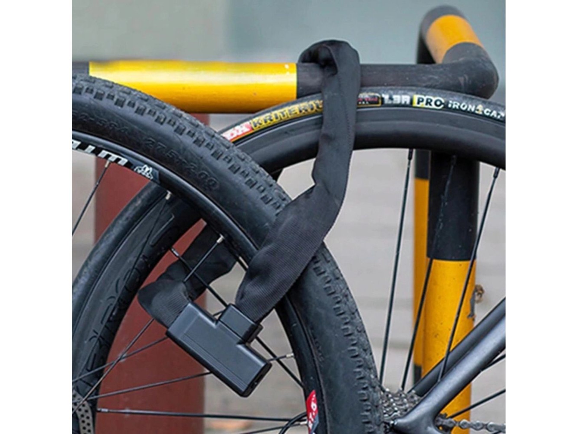 Rockbros 32430708001 bicycle lock with key 0.97 m - black