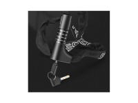 Rockbros 3230002001 bicycle lock with combination and key - black