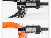 Rockbros 3230002001 bicycle lock with combination and key - black