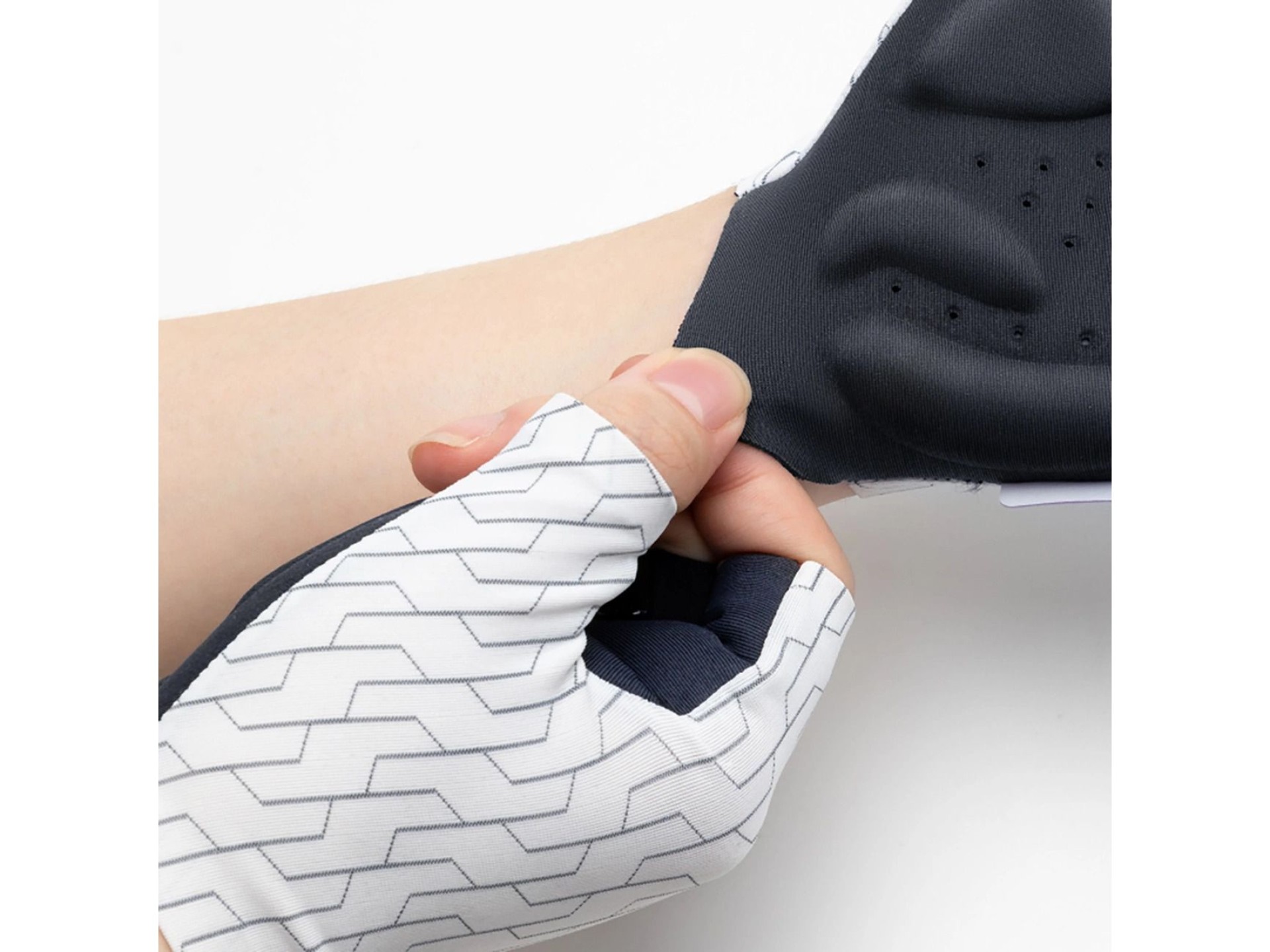 Rockbros MTB cycling gloves size: M - white and black