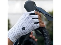 Guantes de ciclismo de carretera Rockbros, talla M, color blanco y negro