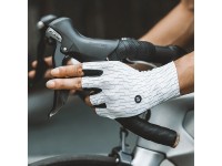 Guantes de ciclismo de carretera Rockbros, talla S, color blanco y negro