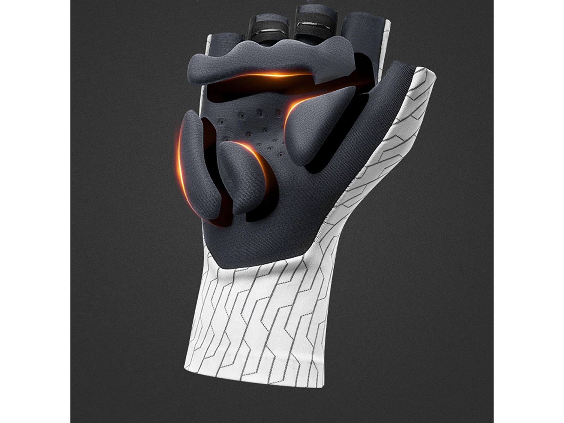 Rockbros Road Cycling Gloves Size: XL - White/Black