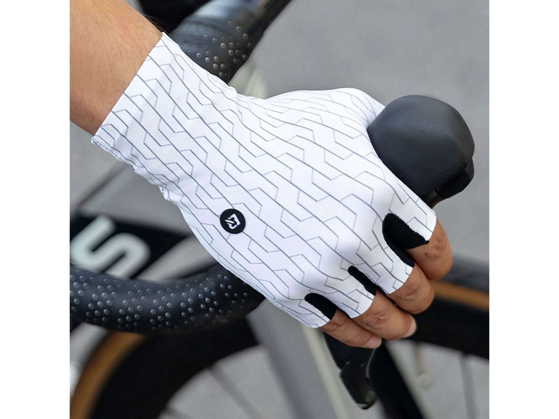 Rockbros Road Cycling Gloves Size: XL - White/Black