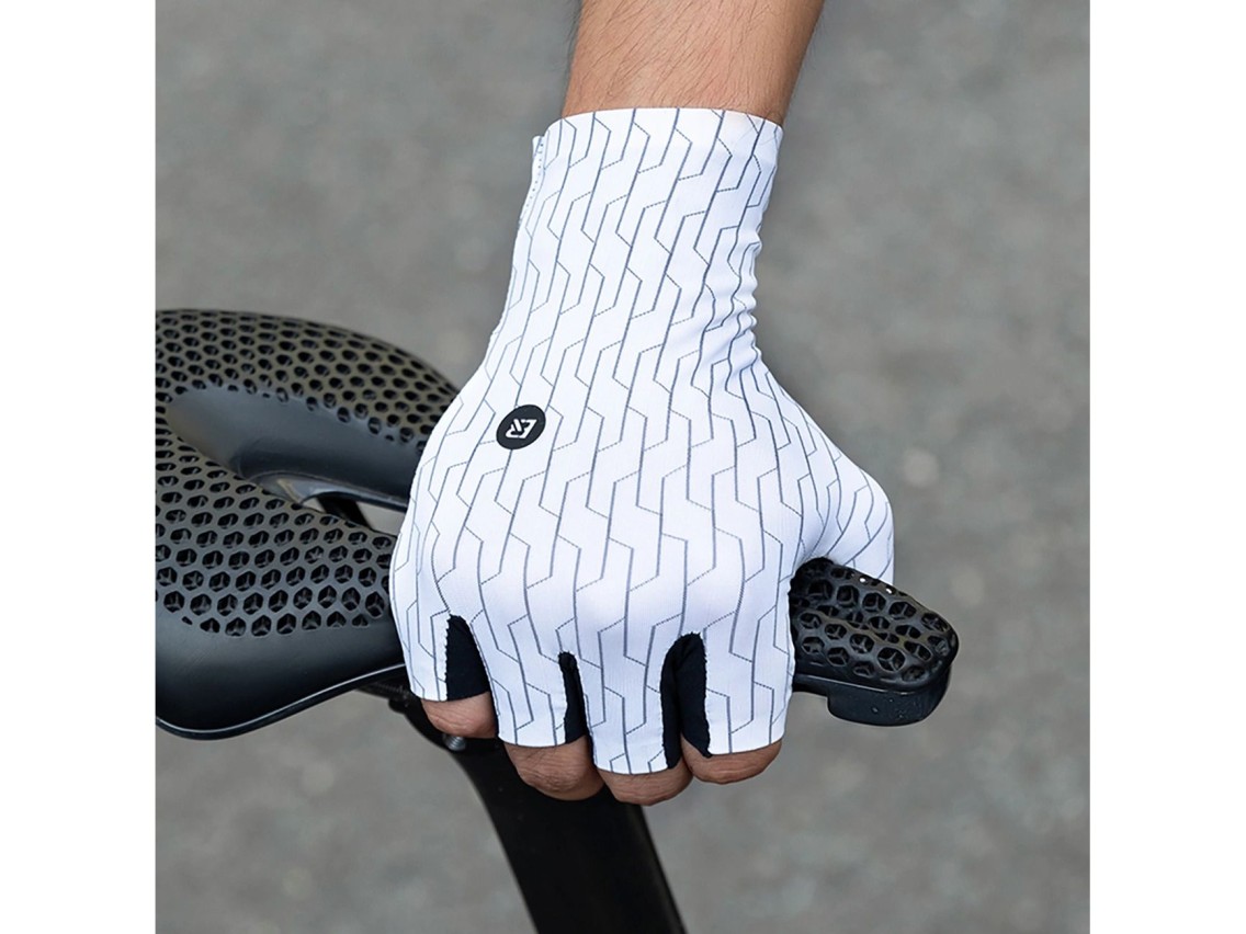 Rockbros Road Cycling Gloves Size: XL - White/Black