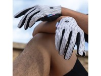 Luvas esportivas Rockbros primavera-verão tamanho L - branco e preto Luvas esportivas Rockbros primavera-verão tamanho L - branco e preto