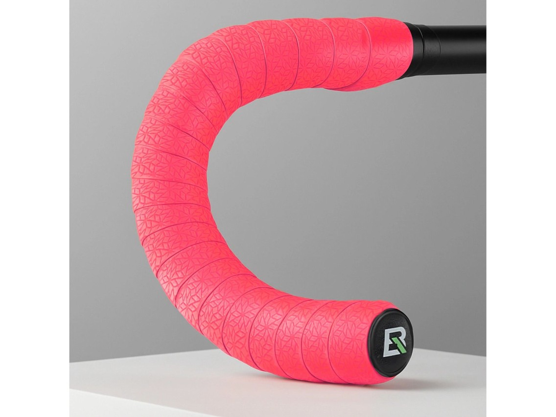 Cinta de manillar Rockbros EVA con relieve - Rosa