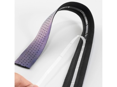 Fita de guidão Rockbros de silicone perfurada com efeito camaleão - Roxo Fita de guidão Rockbros de silicone perfurada com efeito camaleão - Roxo