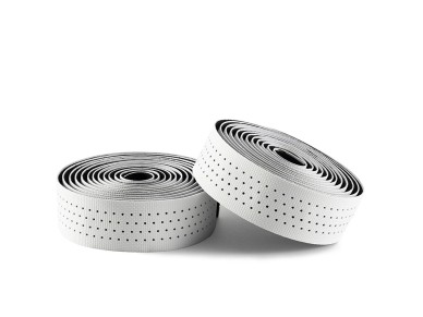 Fita de silicone perfurada para guidão Rockbros - Branca Fita de silicone perfurada para guidão Rockbros - Branca