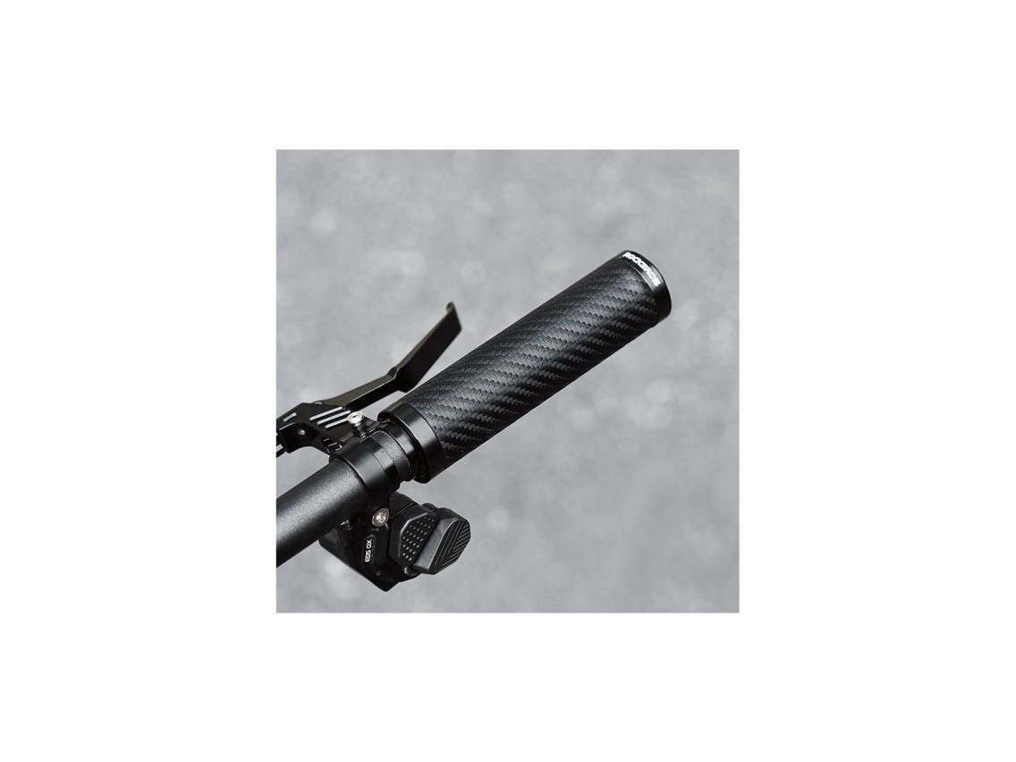 Manoplas Rockbros para bicicleta, manoplas retas e antiderrapantes, pretas