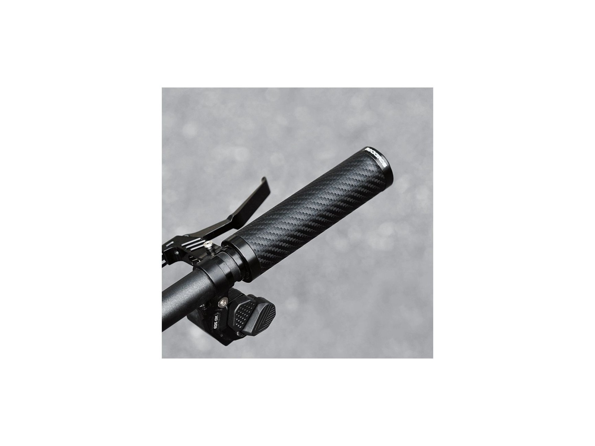 Manoplas Rockbros para bicicleta, manoplas retas e antiderrapantes, pretas