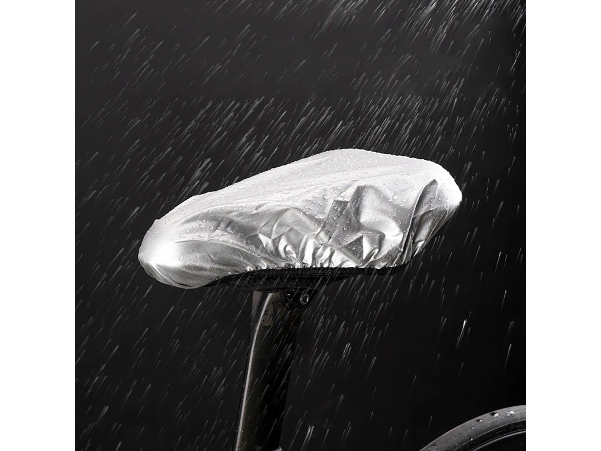 Capa para assento de bicicleta Rockbros tamanho P - Preto