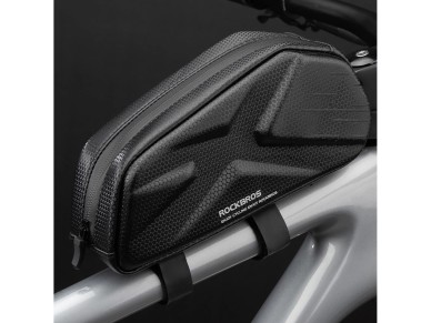 Rockbros Bike Bag, Rigid, Frame, Top Tube, 1.4l - Black Rockbros Bike Bag, Rigid, Frame, Top Tube, 1.4l - Black