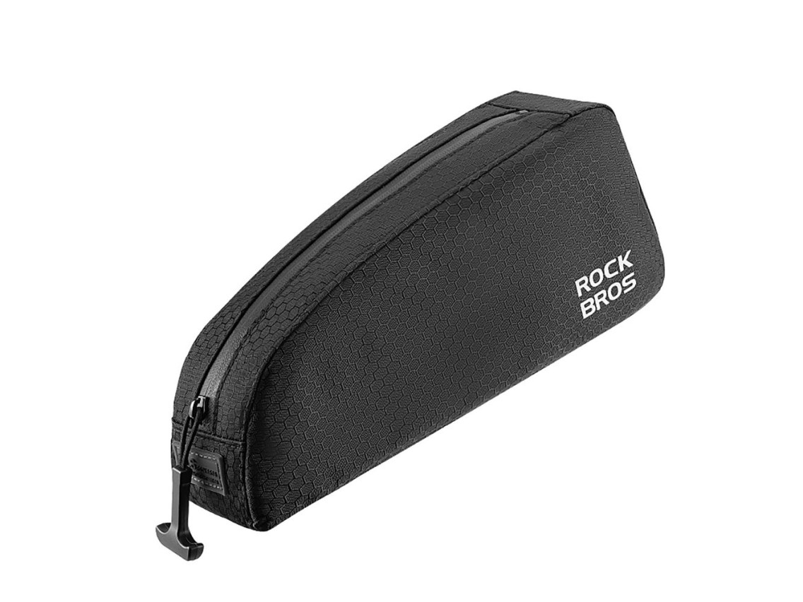 Bolsa para cuadro Rockbros de 0,9 l para tubo superior - Negra