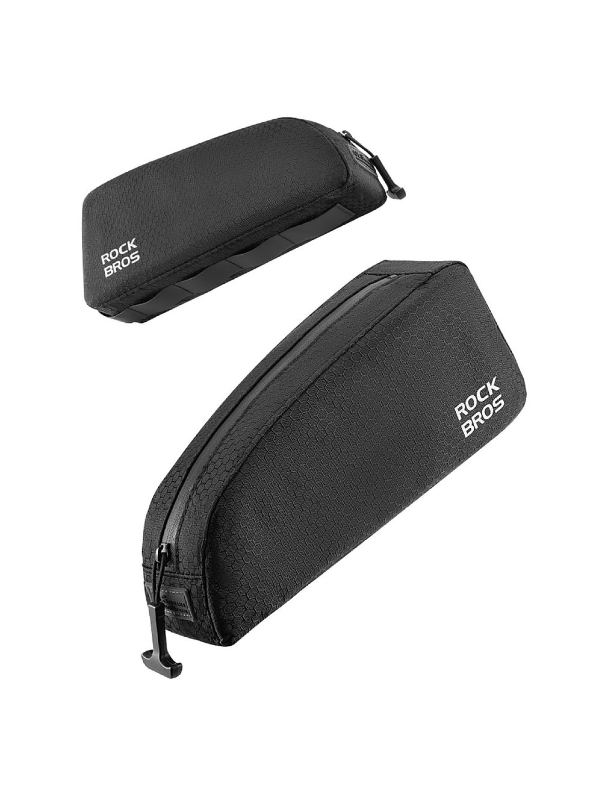 Bolsa para cuadro Rockbros de 0,9 l para tubo superior - Negra