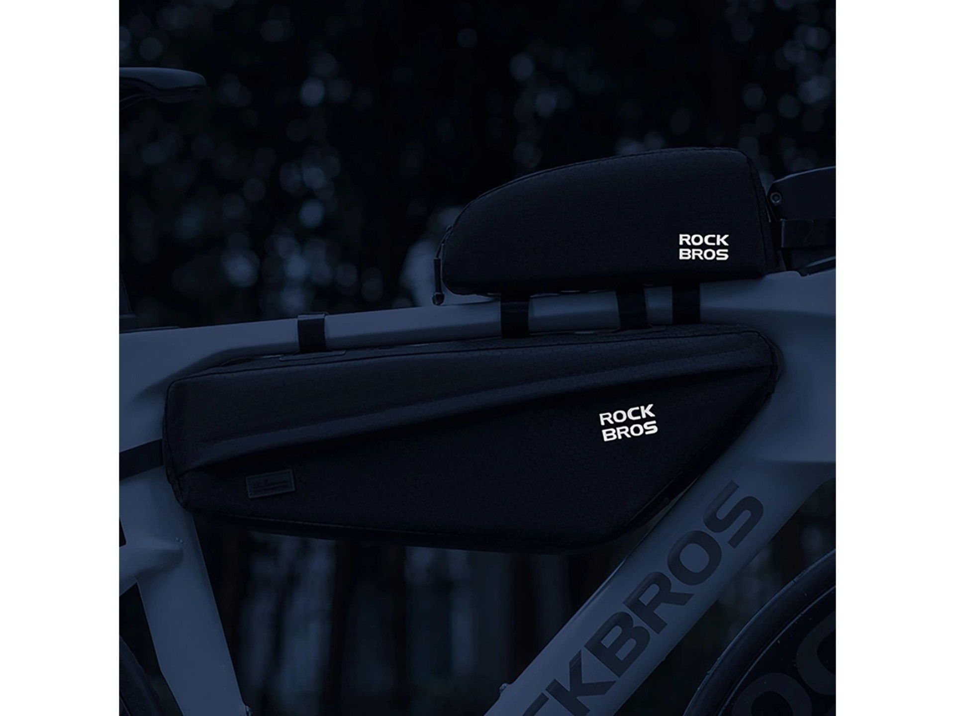 Rockbros Bike Bag for Frame Under Top Tube 2.9l - Black