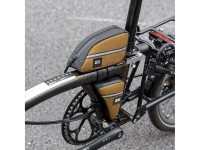 Bolsa para quadro de bicicleta Rockbros Triangle 0,3 l - Marrom