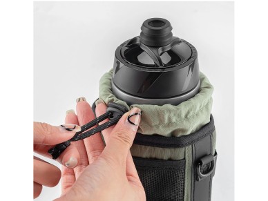 Rockbros Travel Bottle Bag with Shoulder Strap 1l - Green Rockbros Travel Bottle Bag with Shoulder Strap 1l - Green
