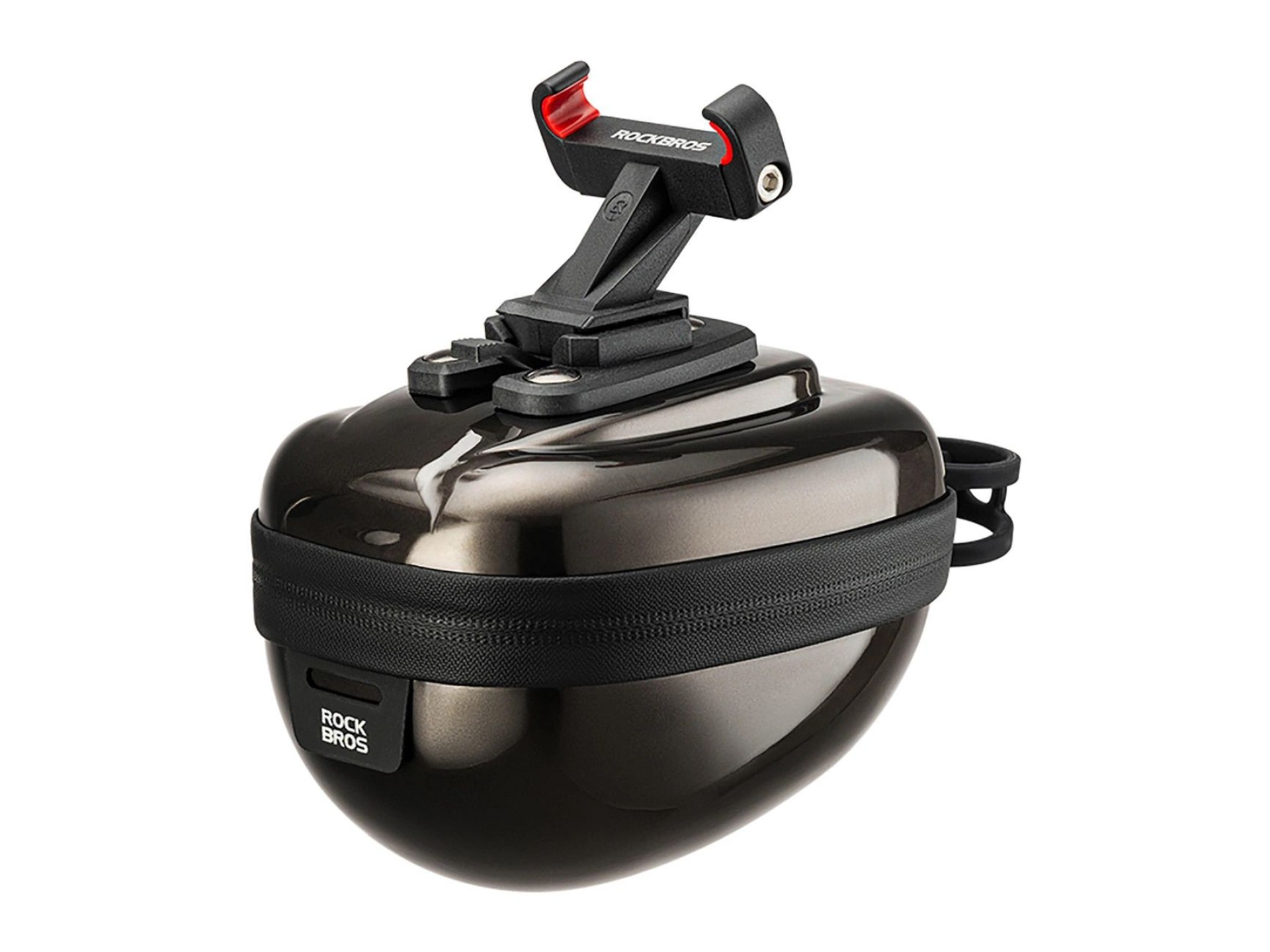 Bolsa de sillín compacta y rígida Rockbros de 0,4 l (negro)