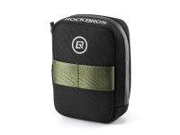 Bolsa de sillín Rockbros Mini con soporte para cartuchos de CO2 - Negro/Verde Bolsa de sillín Rockbros Mini con soporte para cartuchos de CO2 - Negro/Verde