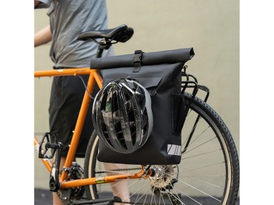 Bolsa para bicicleta Rockbros con funci�n de mochila, impermeable, con fijaci�n para casco, 18 l, co