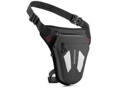 Bolsa de moto Rockbros para pierna, muslo, cintura y hombro - Negra