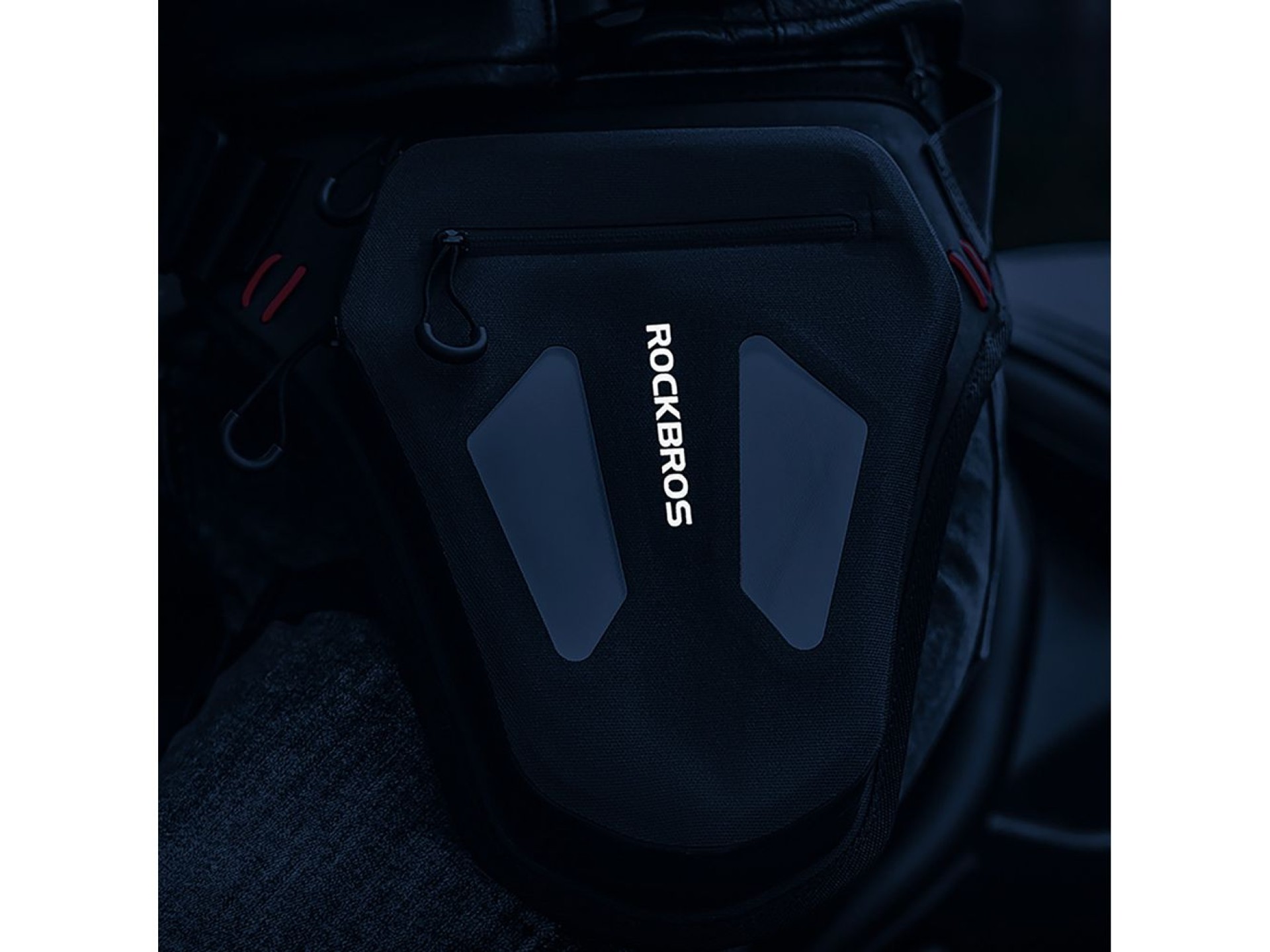 Rockbros Motorcycle Bag for Leg, Thigh, Waist, Shoulder - Black
