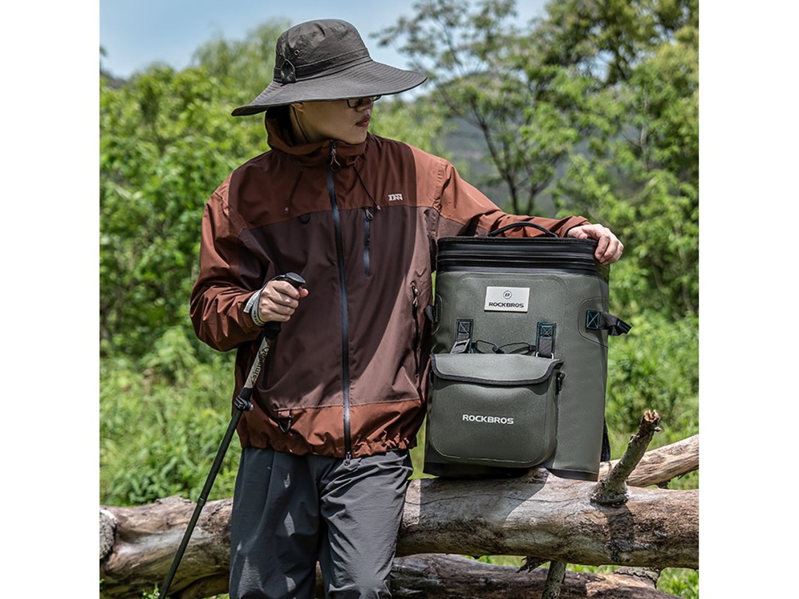 Mochila térmica Rockbros con aislamiento 20l - Verde