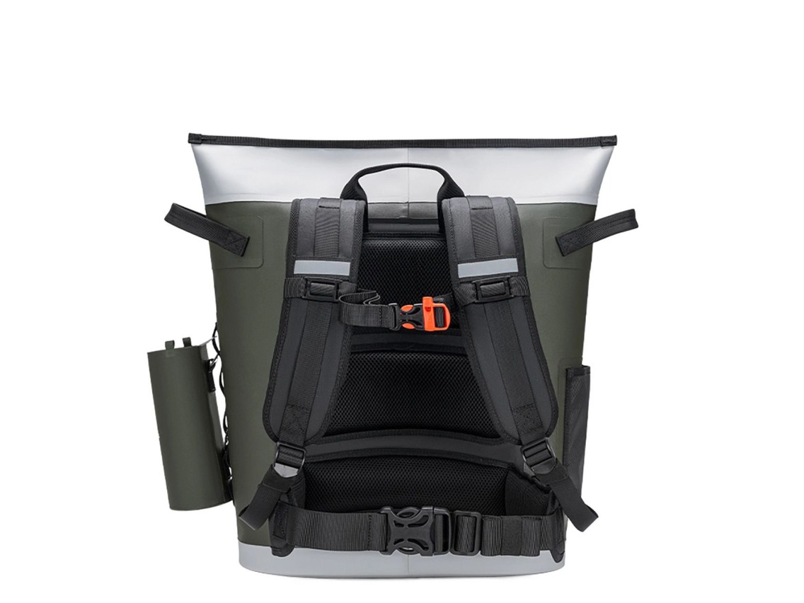 Mochila térmica Rockbros con aislamiento, ergonómica, 18 l, verde