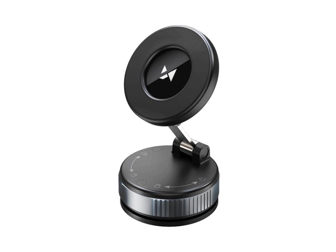 Suporte magnético para carro Wozinsky WUSM-01 para painel/para-brisa - Preto