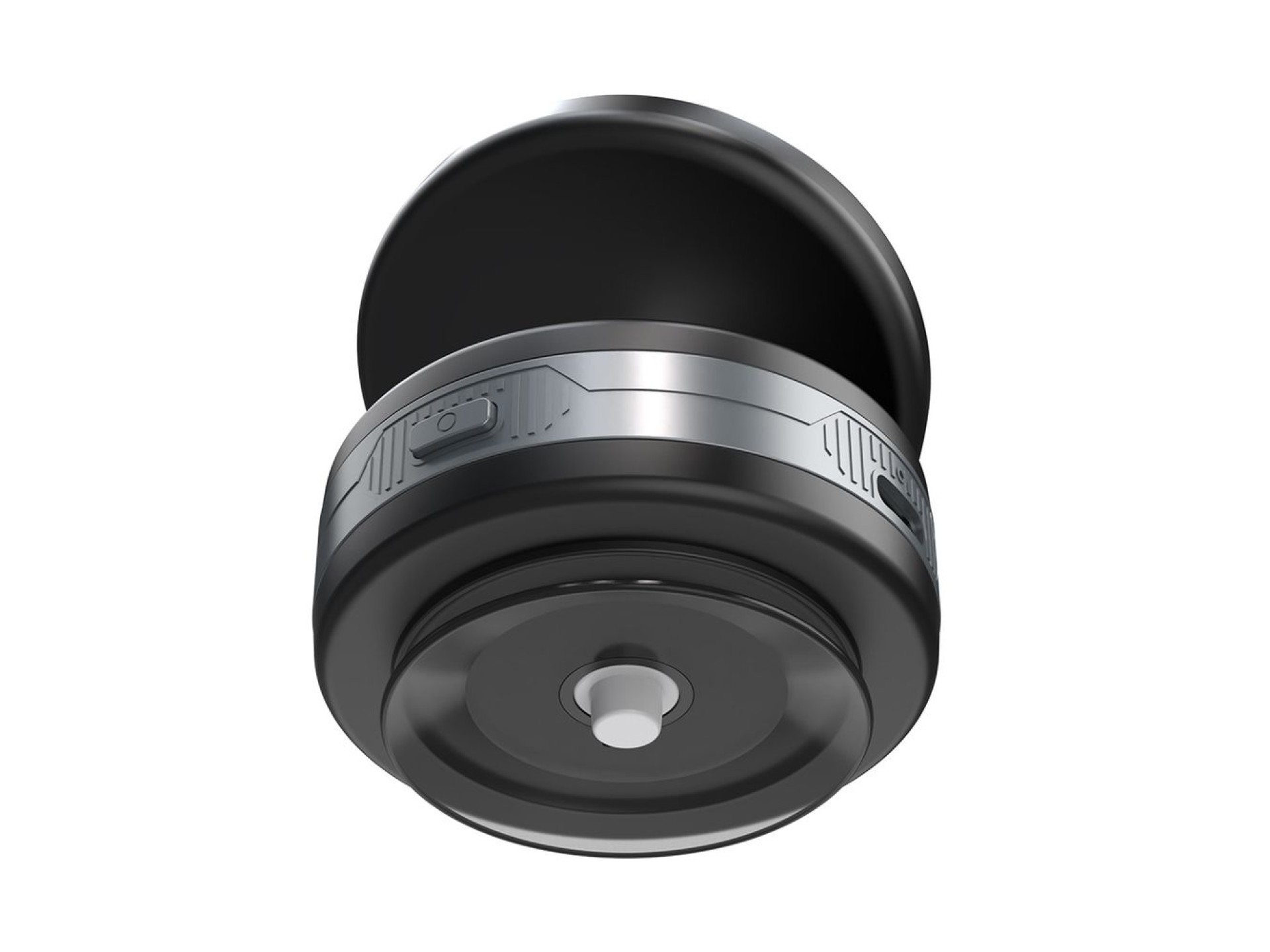 Suporte veicular Wozinsky WUSQ-01 com carregador Qi compatível com MagSafe - Preto