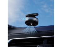 Suporte veicular Wozinsky WUSQ-01 com carregador Qi compatível com MagSafe - Preto Suporte veicular Wozinsky WUSQ-01 com carregador Qi compatível com MagSafe - Preto