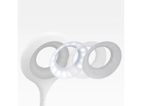 Mini lámpara de lectura LED inalámbrica Wozinsky con pinza y cable USB-C - Blanca Mini lámpara de lectura LED inalámbrica Wozinsky con pinza y cable USB-C - Blanca