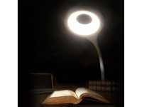 Mini lámpara de lectura LED inalámbrica Wozinsky con pinza y cable USB-C - Blanca Mini lámpara de lectura LED inalámbrica Wozinsky con pinza y cable USB-C - Blanca