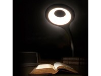 Mini lámpara de lectura LED inalámbrica Wozinsky con pinza y cable USB-C - Negra Mini lámpara de lectura LED inalámbrica Wozinsky con pinza y cable USB-C - Negra