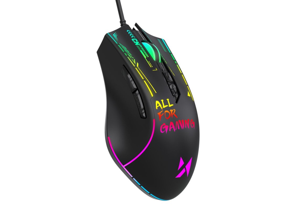 Mouse Gamer �ptico com Fio Wozinsky WMGK-7200 7200 DPI - Preto