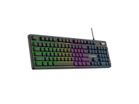 Teclado gamer Wozinsky WKG-200 com membrana e roda de rolagem - preto